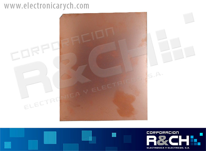 PC-C5D placa de cobre 6&quot;x7&quot; (17.3x15.5cm) doble cara baquelita aprox.