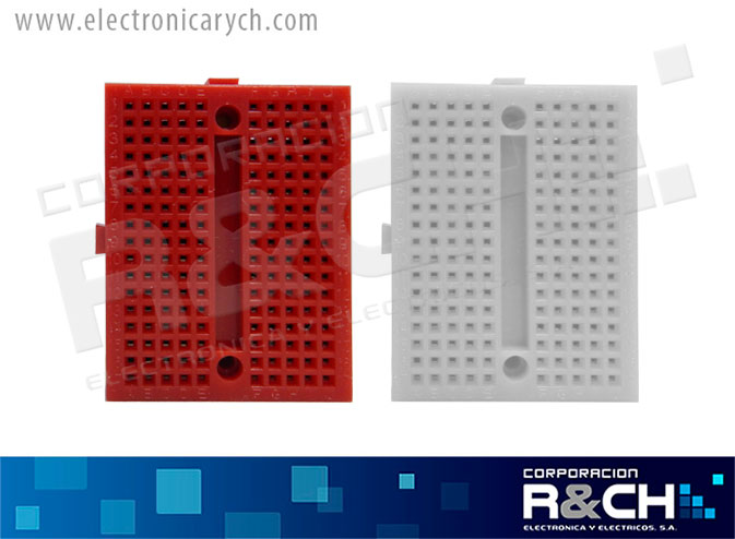 PR-170 Proto Board Mini Varios Colores Para Arduino 45x35mm 170 Puntos