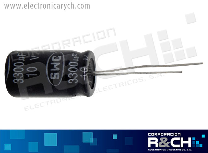 FE-3300U/10 filtro elect. 3300uF 10V