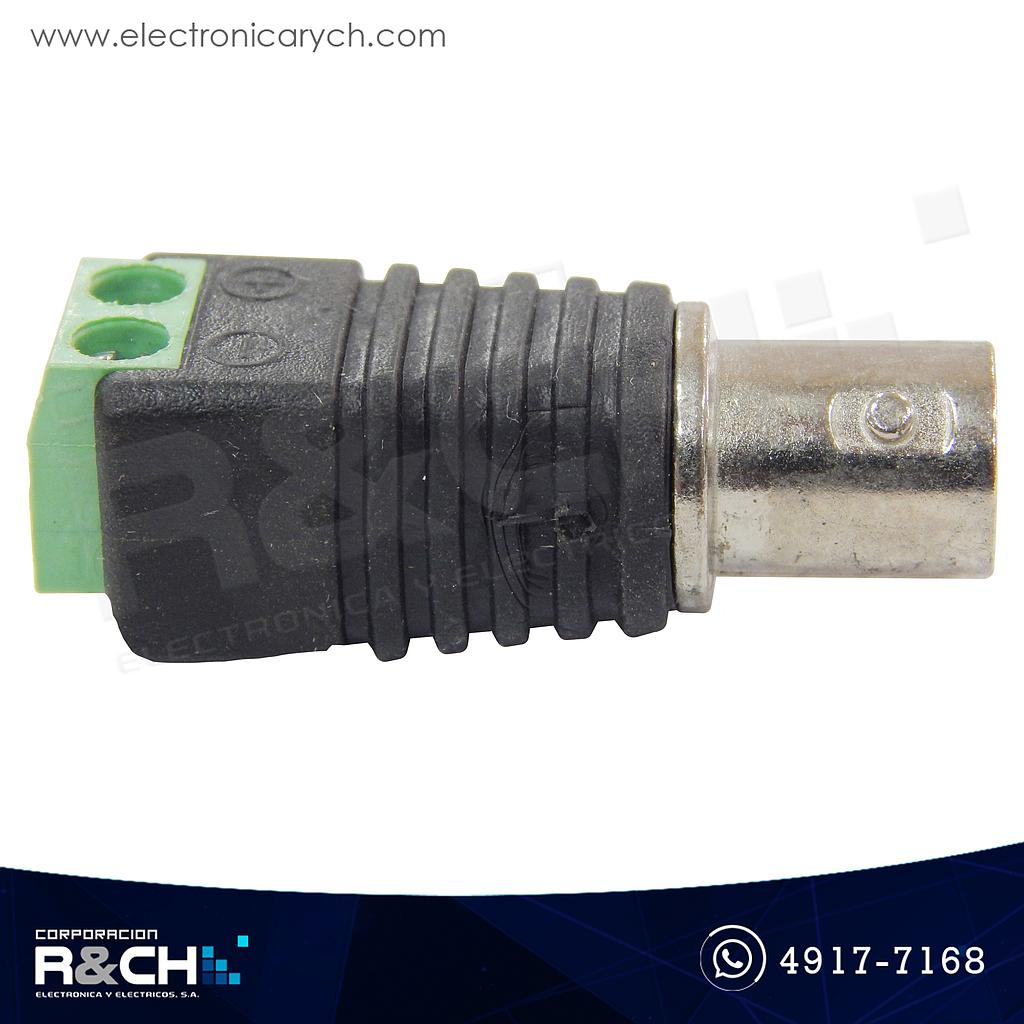 AD-304 Adaptador BNC Hembra Para CCTV a Bornera