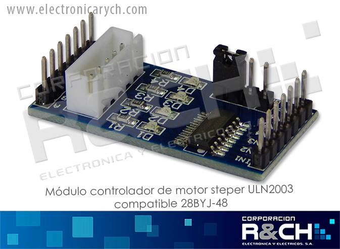 MD-ULN2003S modulo controlador de motor steper ULN2003 compatible 28BYJ-48
