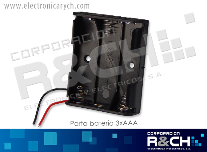 PR-B3XAAA porta bateria 3xAAA