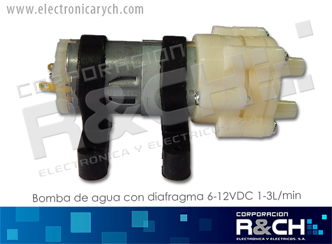 BB12R385 bomba de agua con diafragma 6-12VDC 1-3L/min