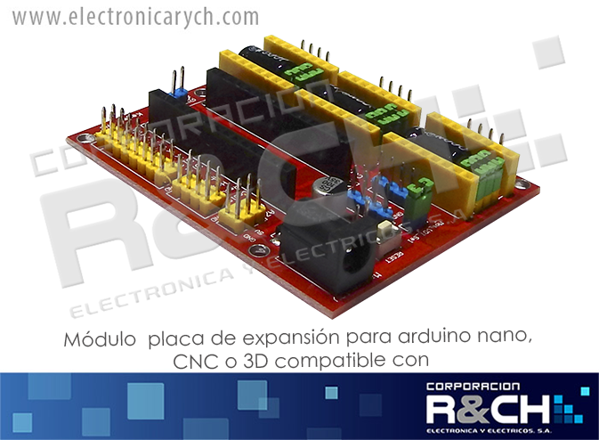 MD-V4CNC Modulo Placa de Expansion para Arduino Nano, CNC o 3D compatible con