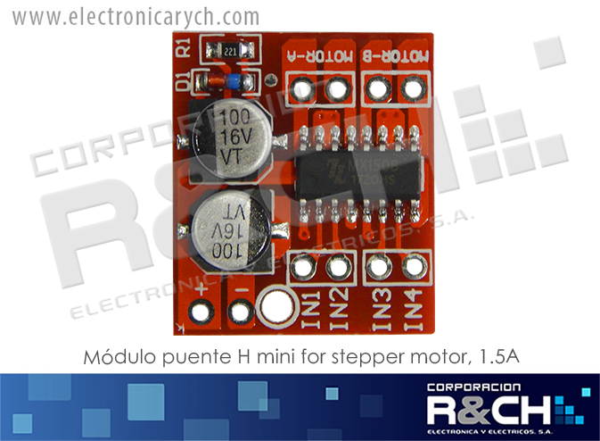 MD-L298M modulo puente H mini for stepper motor, 1.5A,
