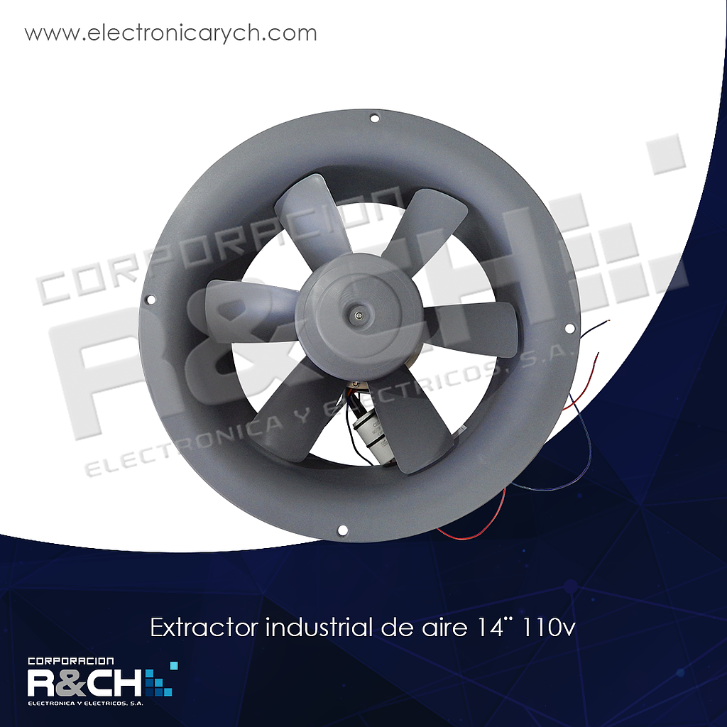 EX-14410 extractor industrial de aire 14¨ 110v