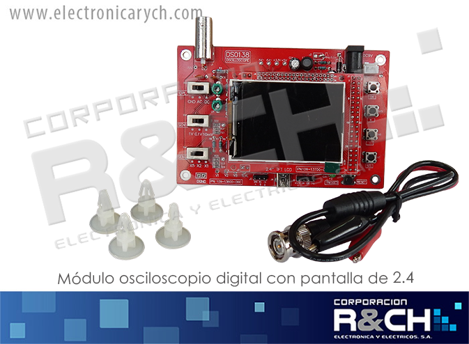 MD-DS0138 modulo osciloscopio digital con pantalla de 2.4&quot;