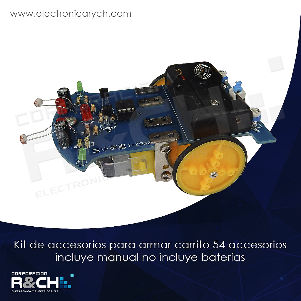 S-EX10 kit de accesorios para armar carrito 54 accesorios incluye manual no incluye baterias