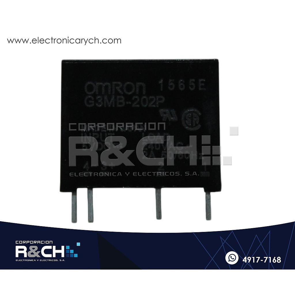 RL-4P-5/2 relay 1 polo 1 tiros 5VCD 2A aestado solido G3MB