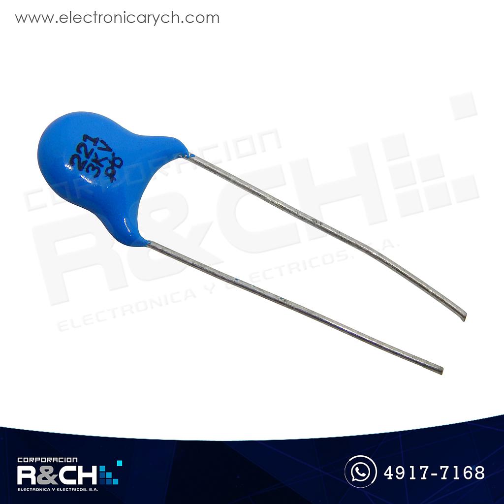 CC-220P/3K Capacitor 220pF (221)3KV