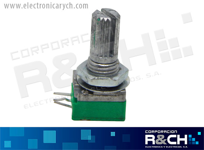 PT-100K97N Potenciometro 100K ohm RK097N verde