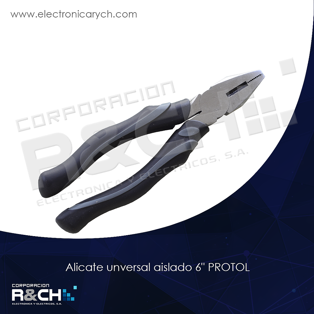 HM-90-LP6 alicate unversal aislado 6&quot; PROTOL