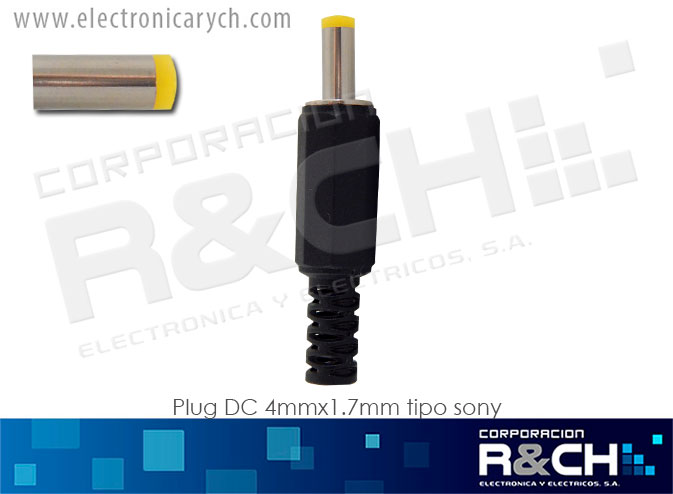 P-301 plug DC 4mmx1.7mm tipo sony