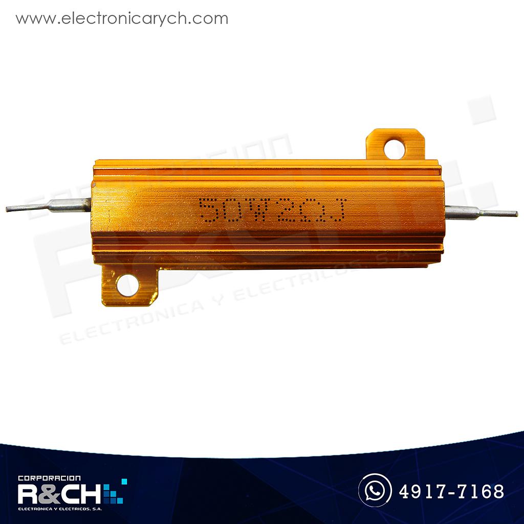 RX-2/50 Resistencia 2 ohm 50W Aluminio