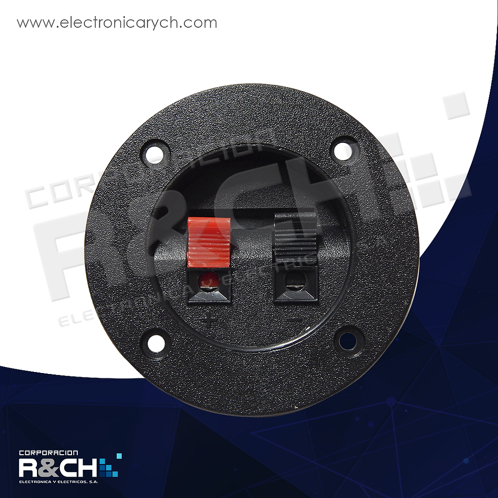NB-508 terminal doble para bocina redonda conector a presion 3&quot;