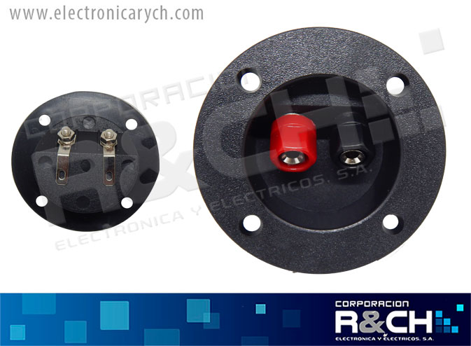 NB-513 terminal doble para bocina redonda con plug  3&quot;