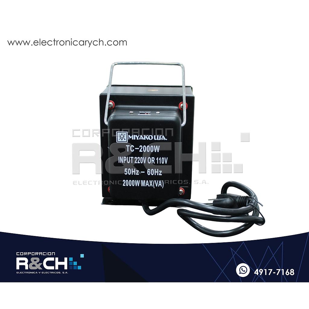 TC-2000W Transformador 2000W step up-down