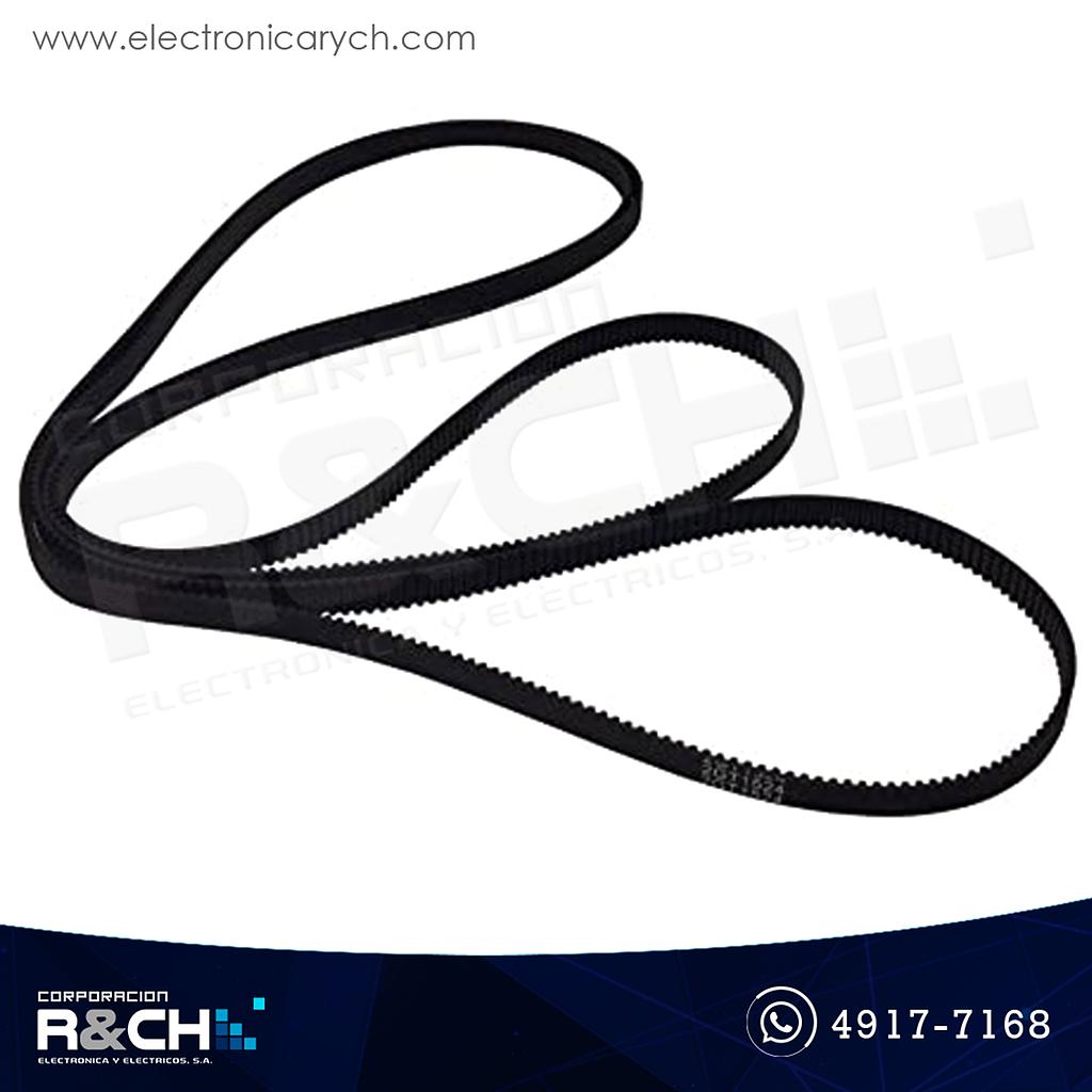 PL-500B Faja dentada de caucho L=500mm A=6mm GT2 mm