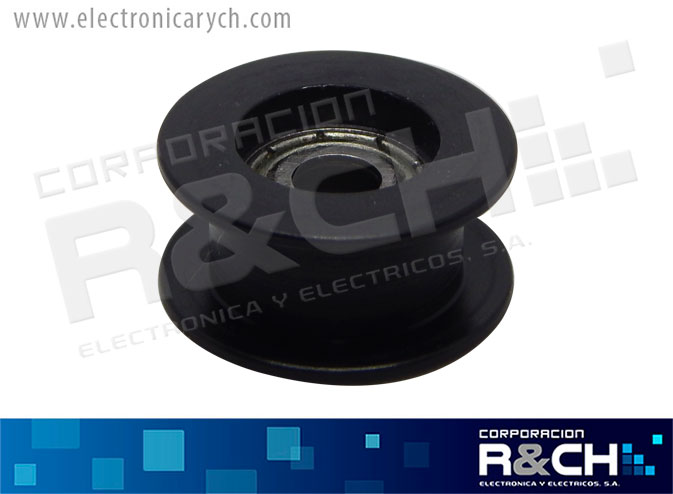 PL-695 Polea GT2 lisa diametro ext=16mm diametro int=5mm espacio banda 6mm