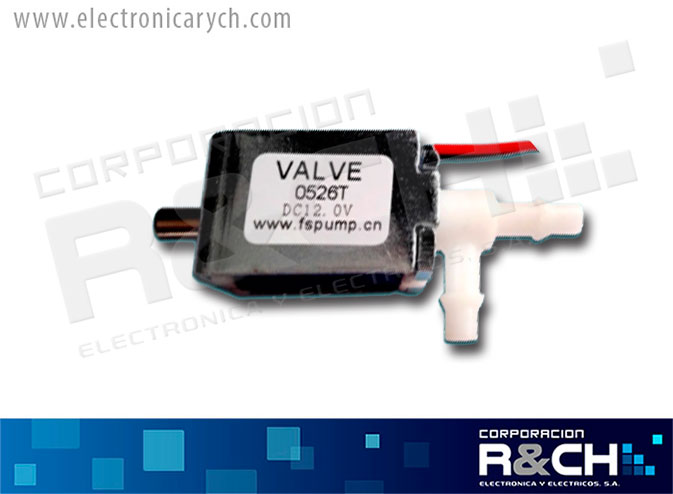 SEN-526T electro valvula 12VDC NC, 1/4&quot;