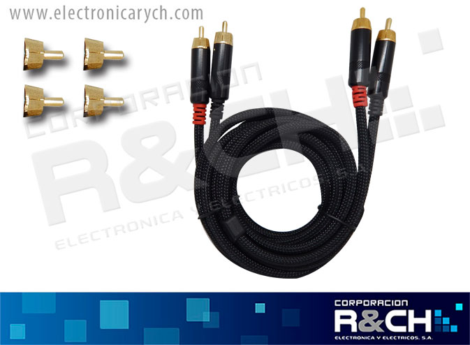 VZ-N263-6FT extension 2 RCA a 2 RCA 6' VOYZ