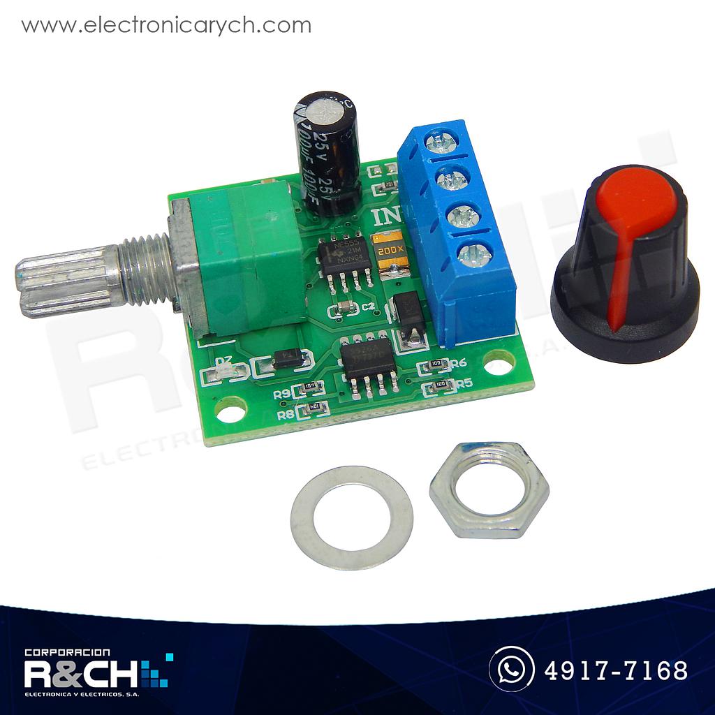 MD-1803 Módulo control de velocidad de motor DC PWM 2A 2-12V 1803BK