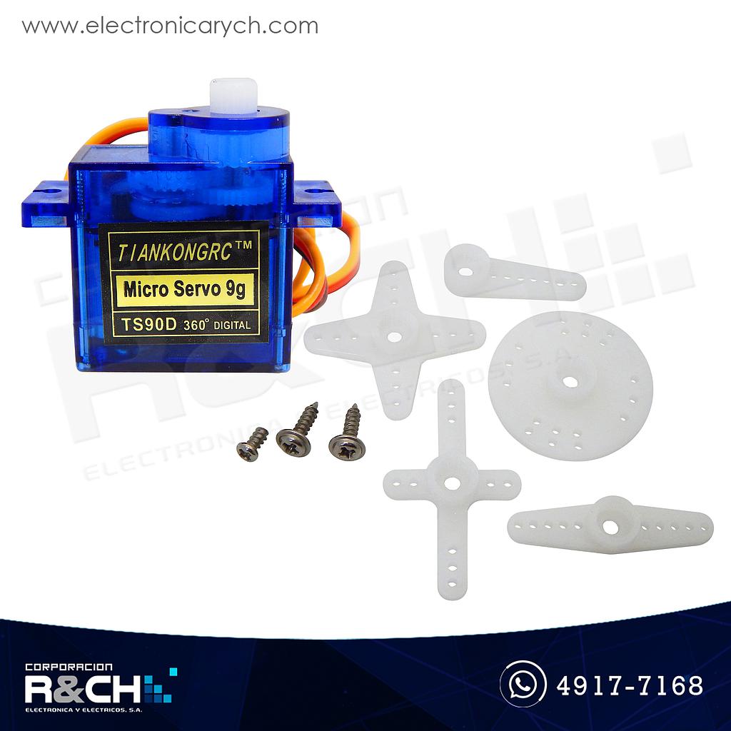 MT-TS90D-3 Servo motor analógico torque 1.2-1.4kg-cm 360º TS90
