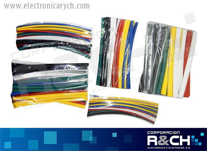 SX-140 set de termoencogible varios tamaños y colores