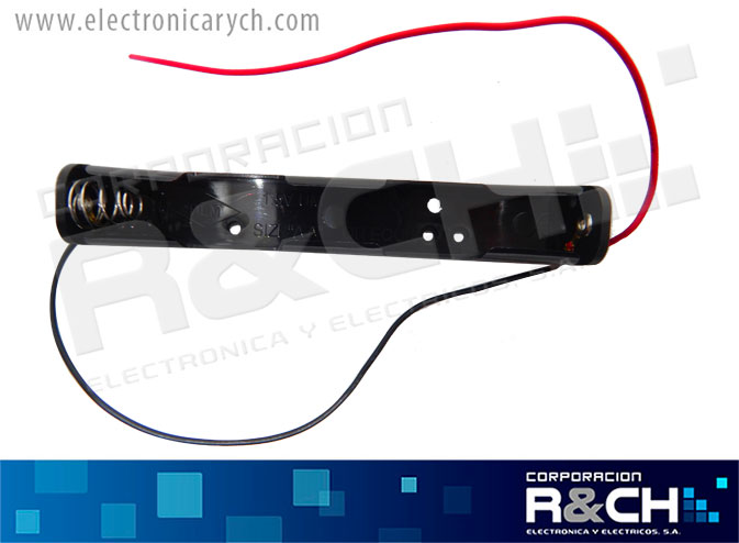 PR-2AAL porta bateria AA lineal