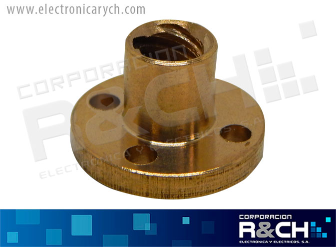 TOR-M8T tuerca trapezoidal 8mm para tornillo M8
