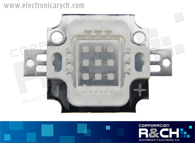 LD-C10UV Led cuadrado 10W UV 365nm-370nm
