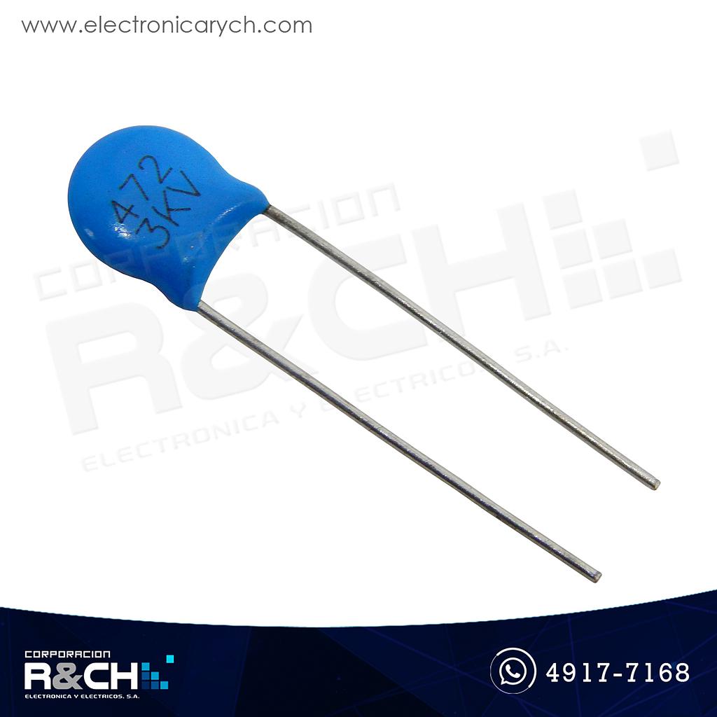 CC-0.0047U/3K Capacitor 0.0047uF 4.7nF (472)3KV