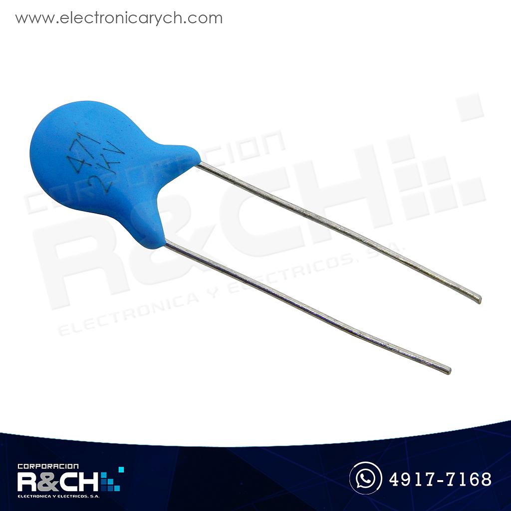 CC-470P/2K Capacitor 470pF (471)2KV