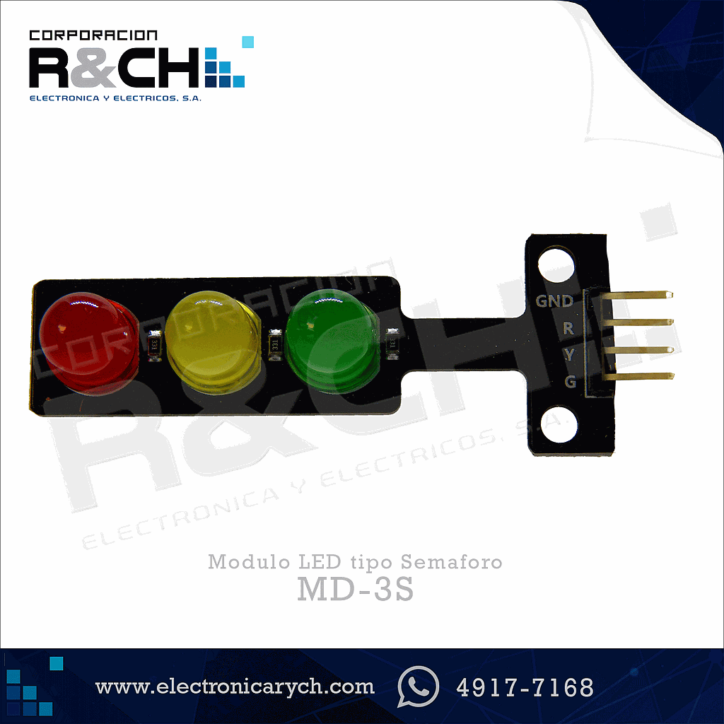 MD-3S Modulo LED tipo Semaforo