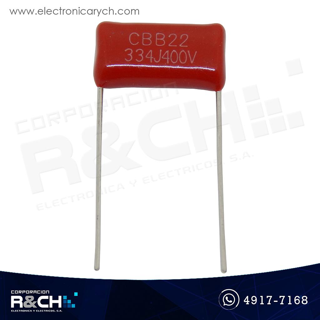 CP-0.33U/400 Capacitor Polyester 0.33uF 400V