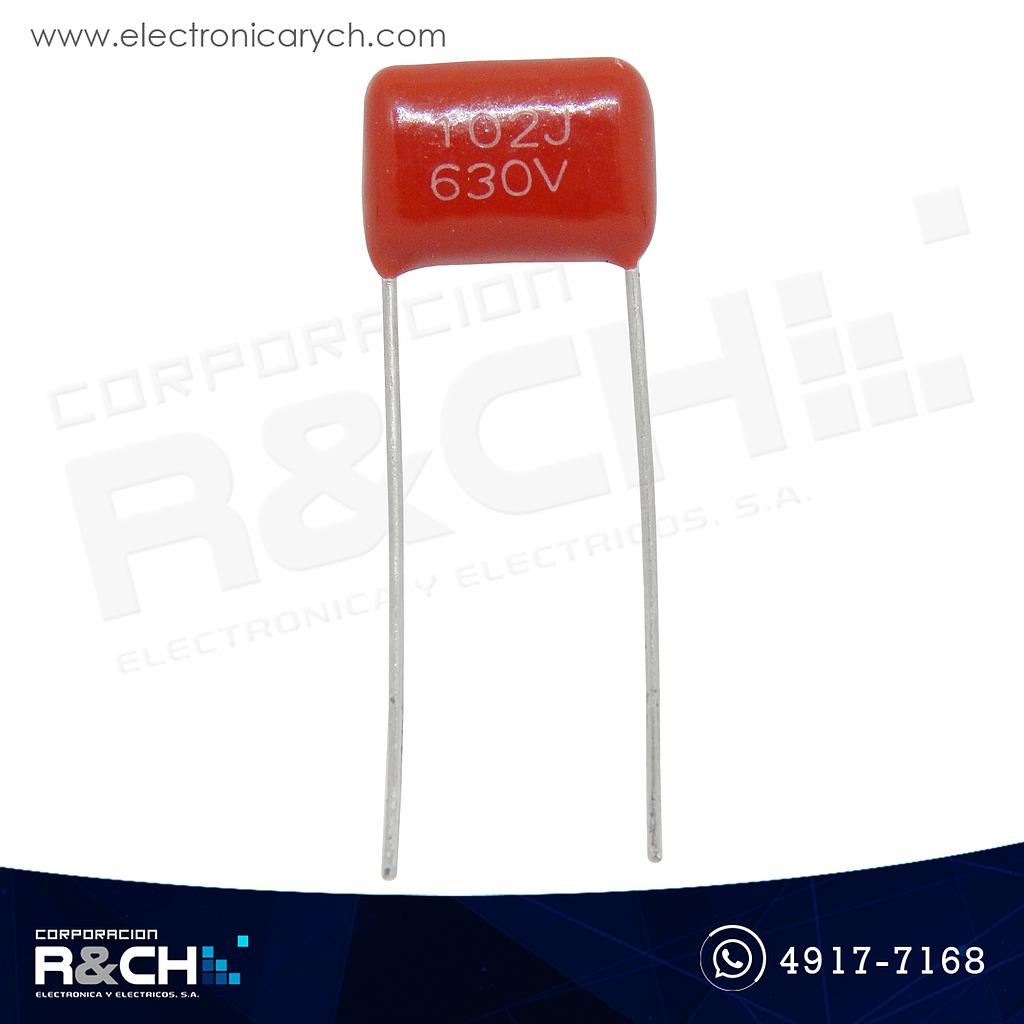 CBB6-102 Capacitor 0.001uF Poliester 630V