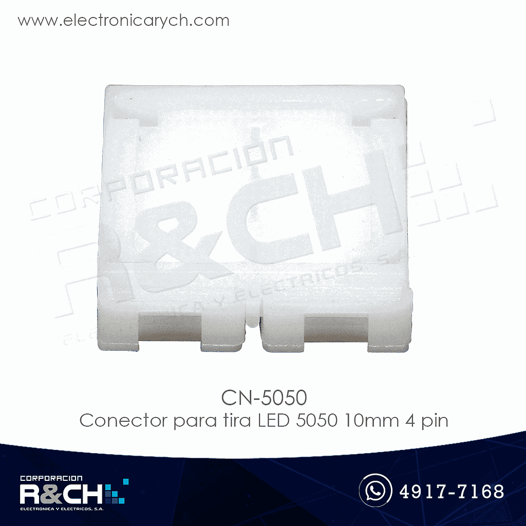 CN-5050 Conector Para Tira LED 5050 10mm 4 Pin IP30