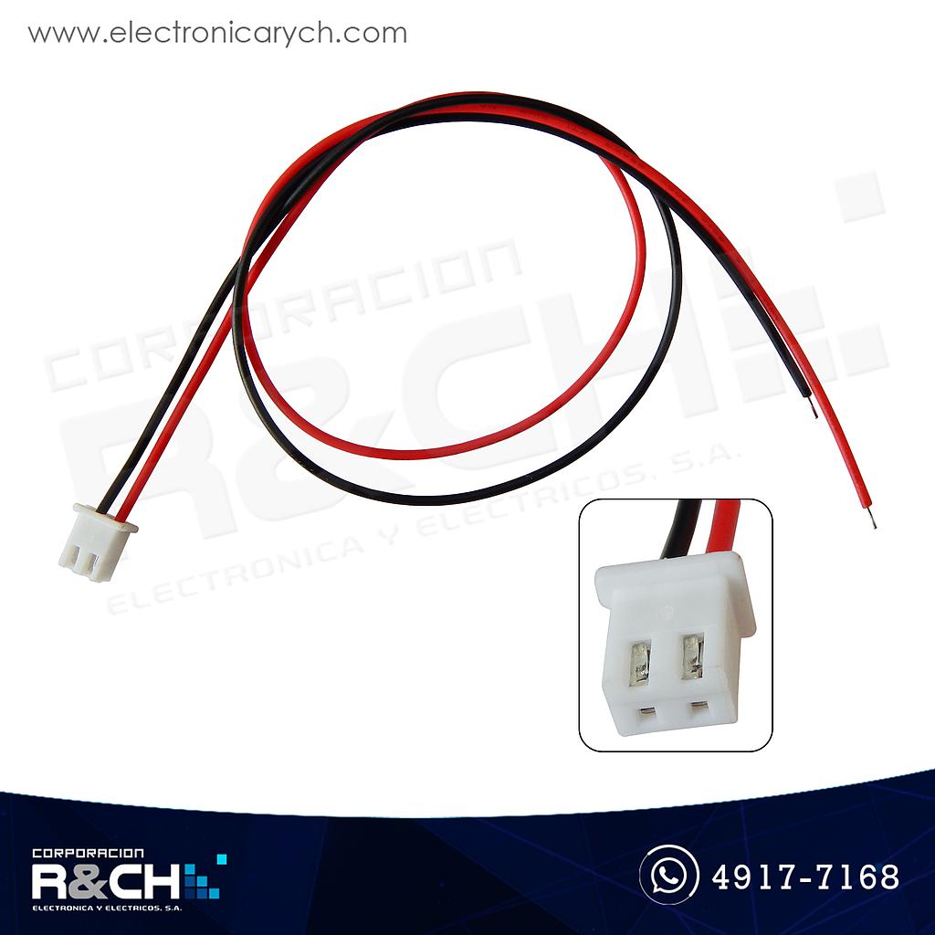 CN-XH2F Conector con Cable XH 2.54mm 2 pin hembra 30cm