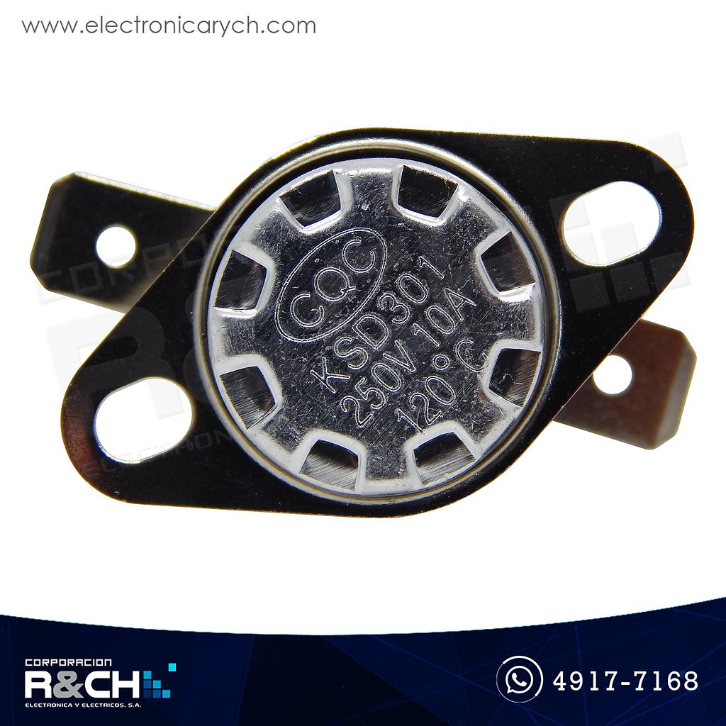 SW-301120 Switch Termostato 10A 250V 120º NC KSD301