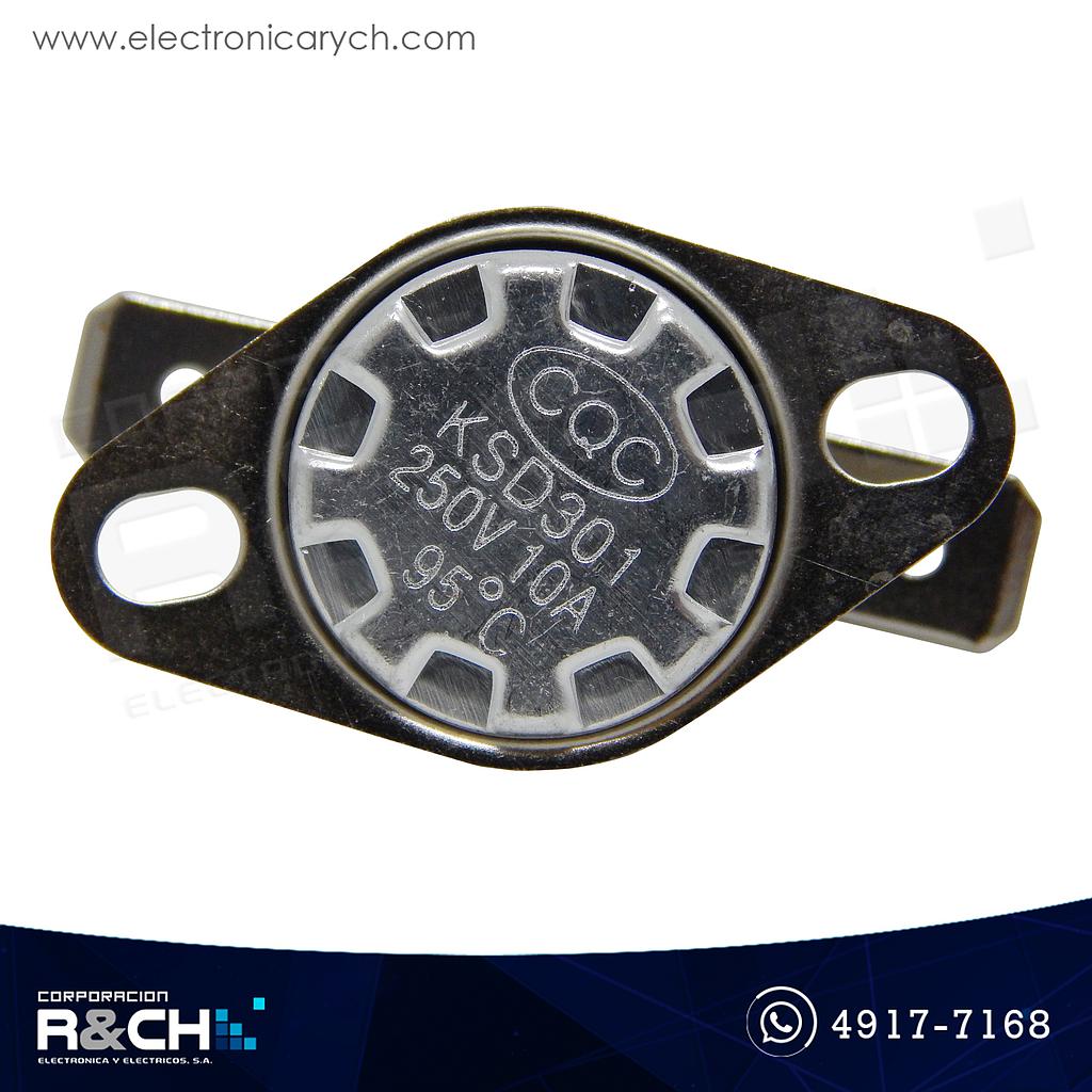 SW-30195 Switch Termostato 10A 250V 95º NC KSD301