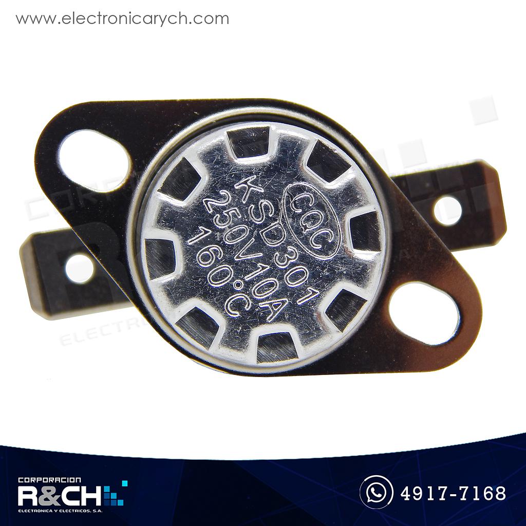 SW-301160 Switch Termostato 10A 250V 160º NC KSD301