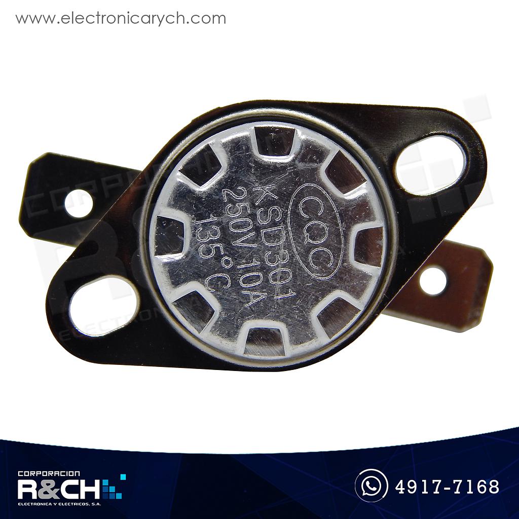 SW-301135 Switch Termostato 10A 250V 135º NC KSD301