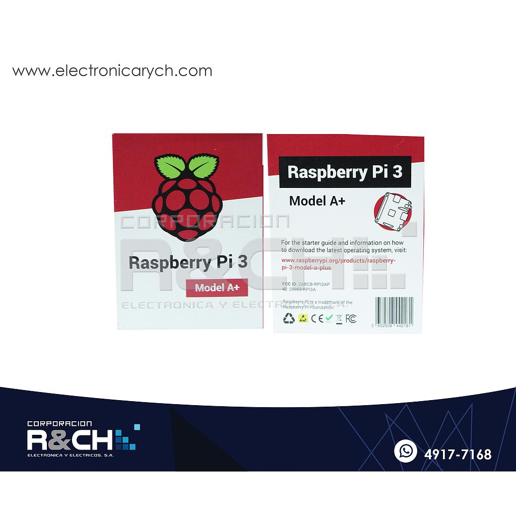 R-PI3A raspberry PI 3 model A+