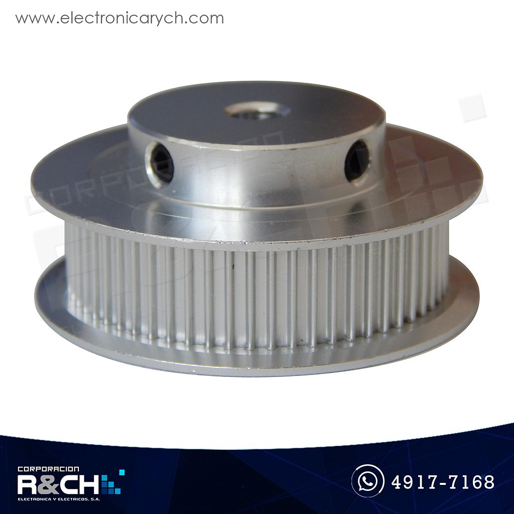 PL-6015 Polea GT2 dentada 60 dientes para faja 10mm diametro eje 5mm