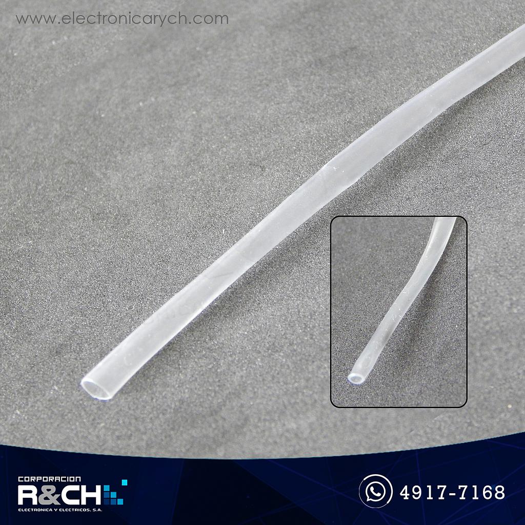 TP-2.5T Termoencogible Transparente 2.5mm. pie