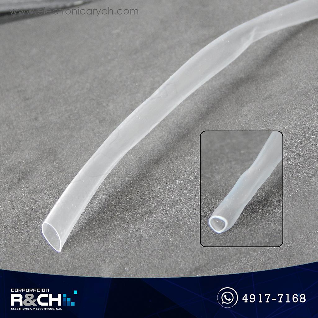 TP-6T Termoencogible Transparente 6mm. pie