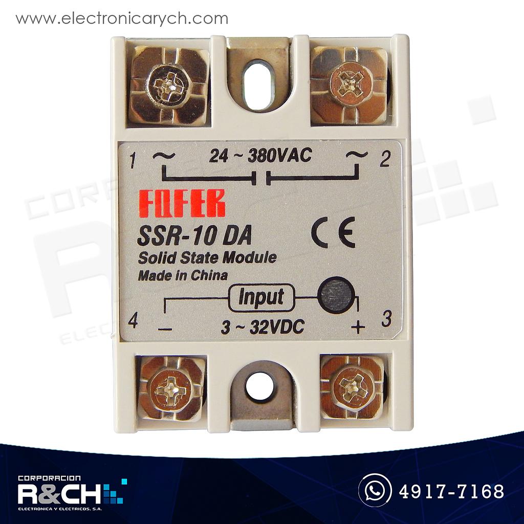 RL-SSR10DA Relay De Estado Sólido 10A 3-32VDC 24-380VAC
