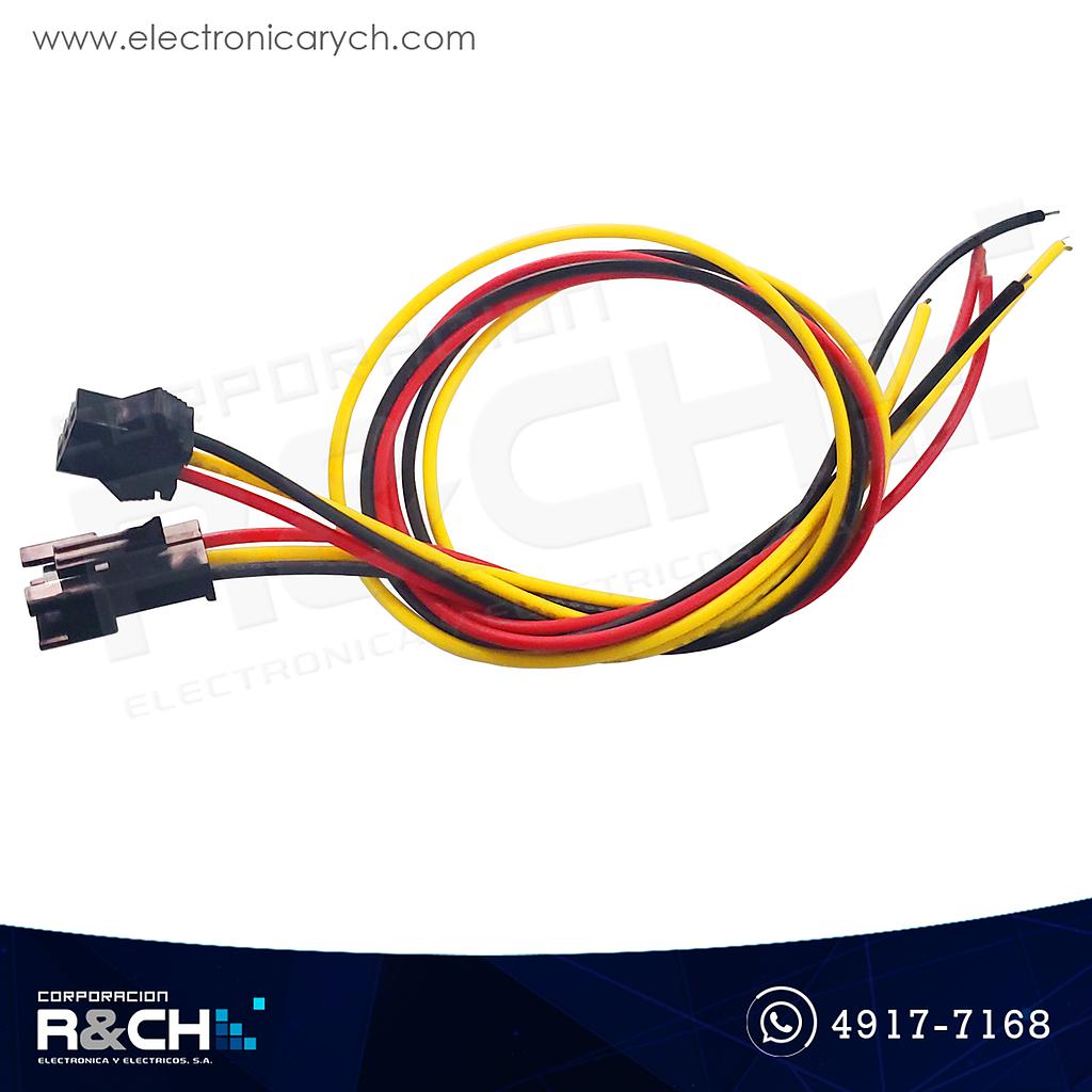 CN-JST330 Conector JST Con Cable F-M Par Negro 3 Pin 30cm