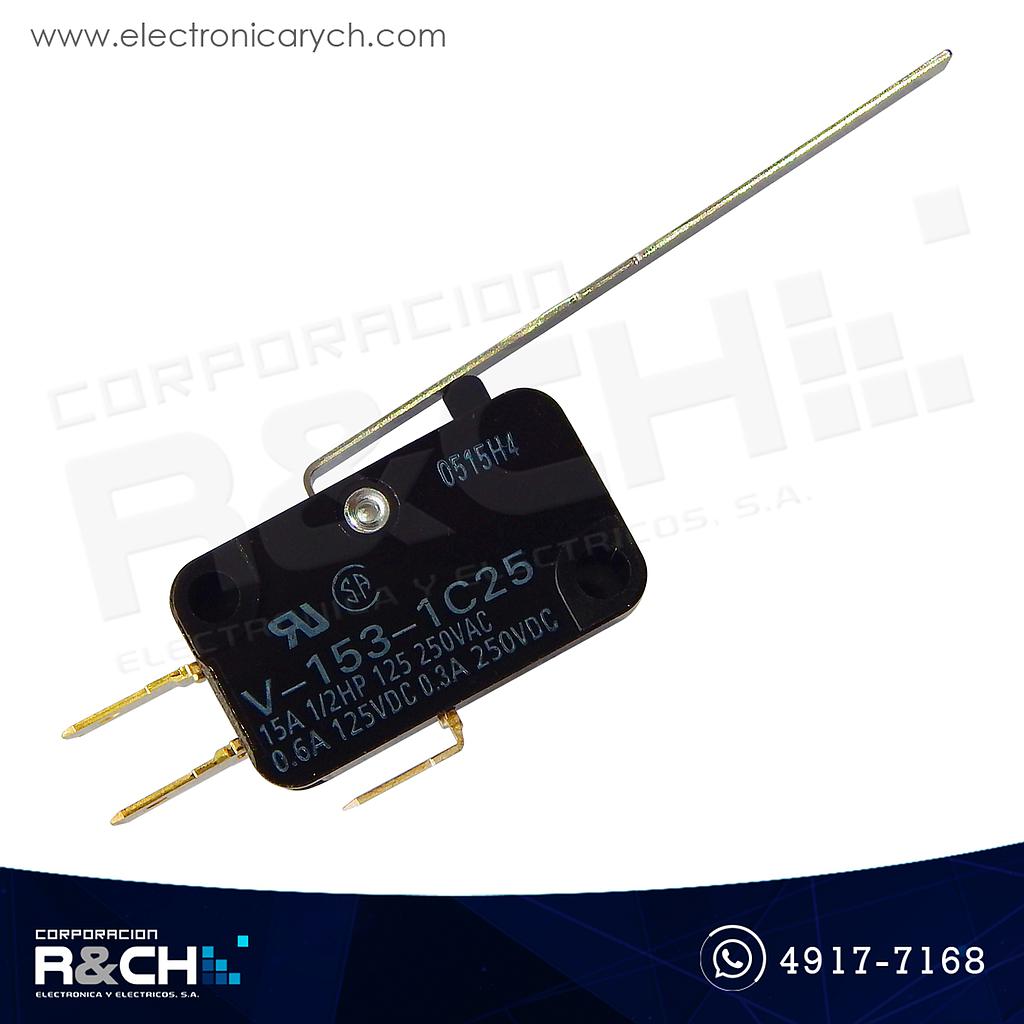 SW-515H Micro Switch NC NO 15A 125V Brazo Largo