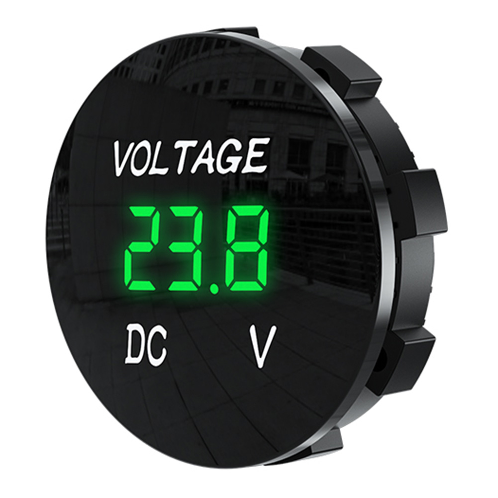 MD-DC48G Voltímetro Digital Circular 5-48V Verde
